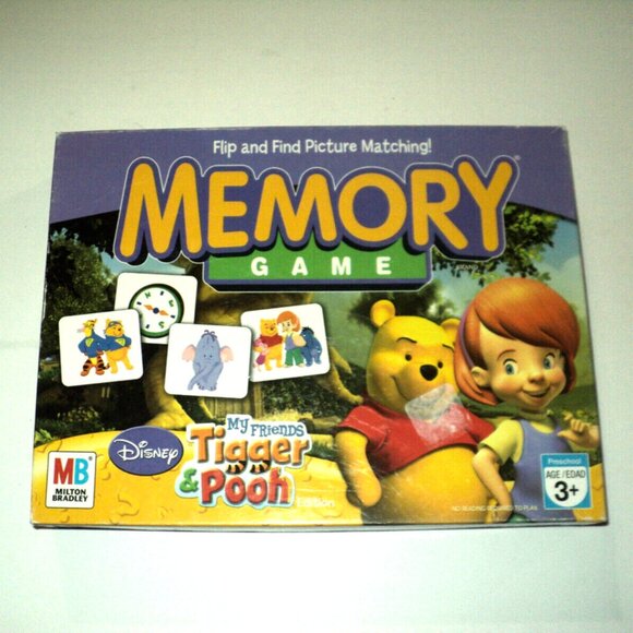 Memory Game My Friends Tigger & Pooh Preschool Milton Bradley 2007 Made in USA - Picture 1 of 5